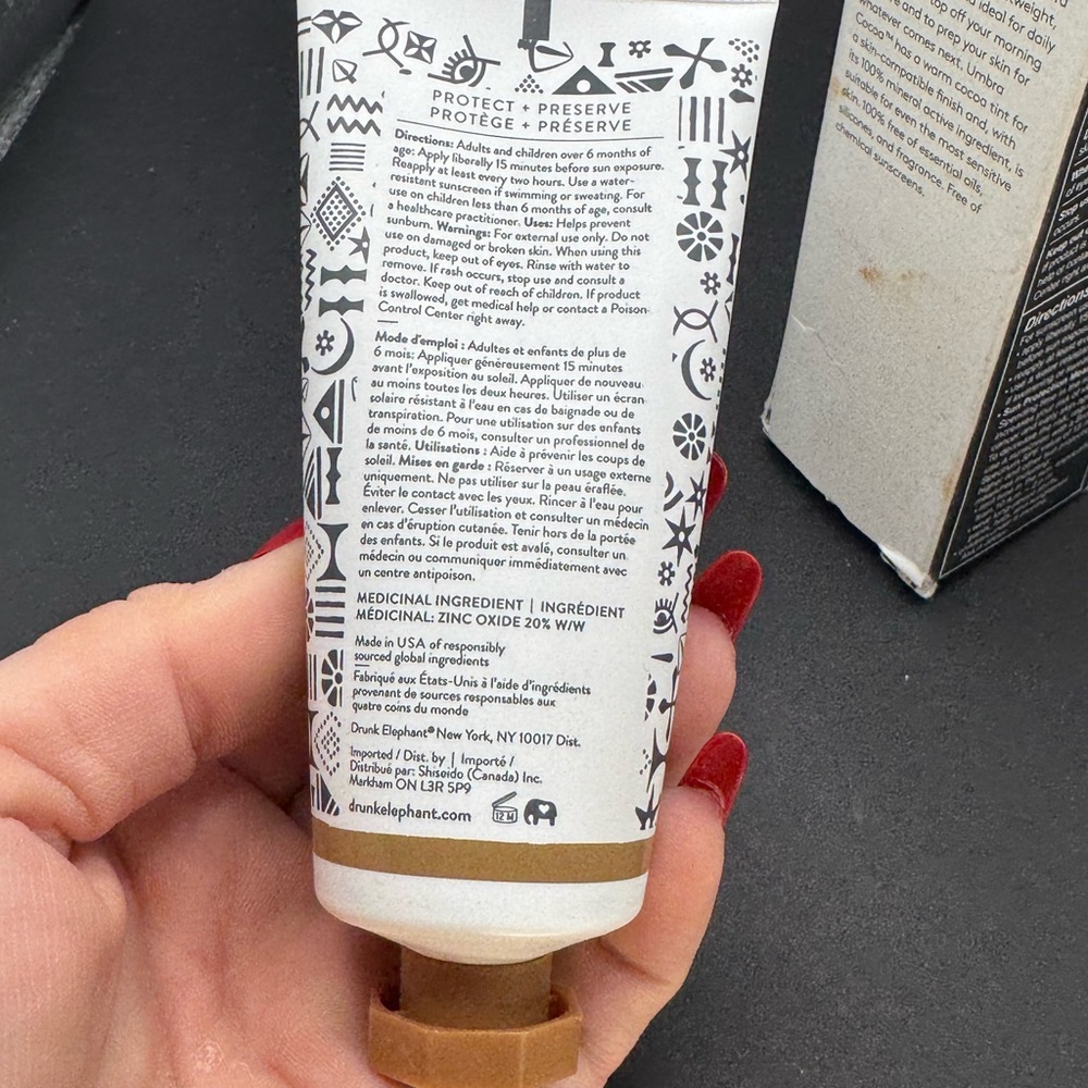 Drunk Elephant Umbra Cocoa Mineral Cream SPF 30 - Picture 8 of 9